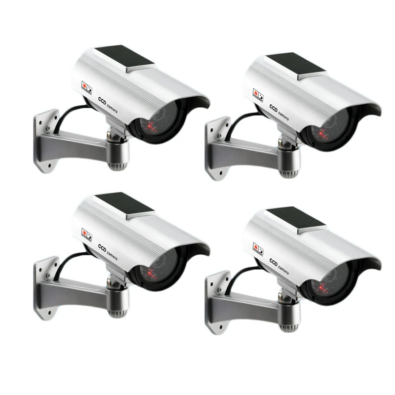 Фальшивая камера наблюдения с солнечной батареей наружная безопасности высокой