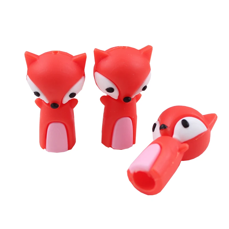 1 комплект мультяшная силиконовая ручка кепка карандаш для овощей морковь топ