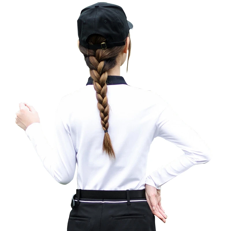 2020 женская рубашка для гольфа с длинным рукавом спортивная дышащая одежда бега