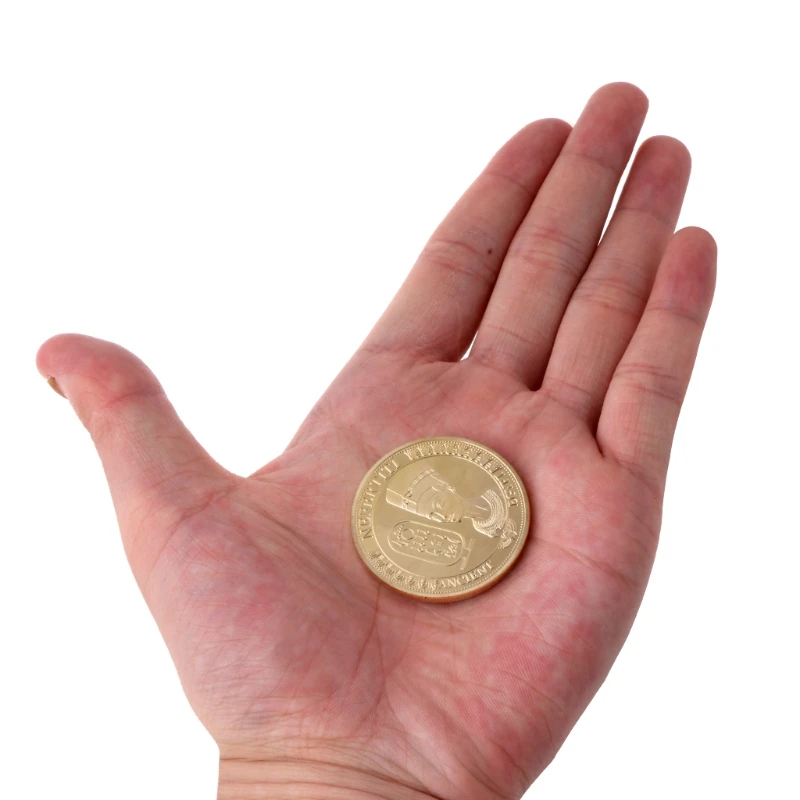 Позолоченный Древний Египет Нефертити памятный вызов коллекция монет