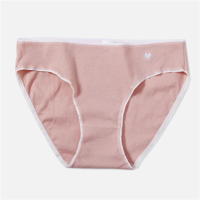 Pink Женские трусы, 1 шт., трусы, нижнее белье, модные сексуальные хлопковые трусики, дамские стринги, мягкое нижнее белье, стринги, лидер продаж, низкая посадка, S-XL - Цвет: Pink