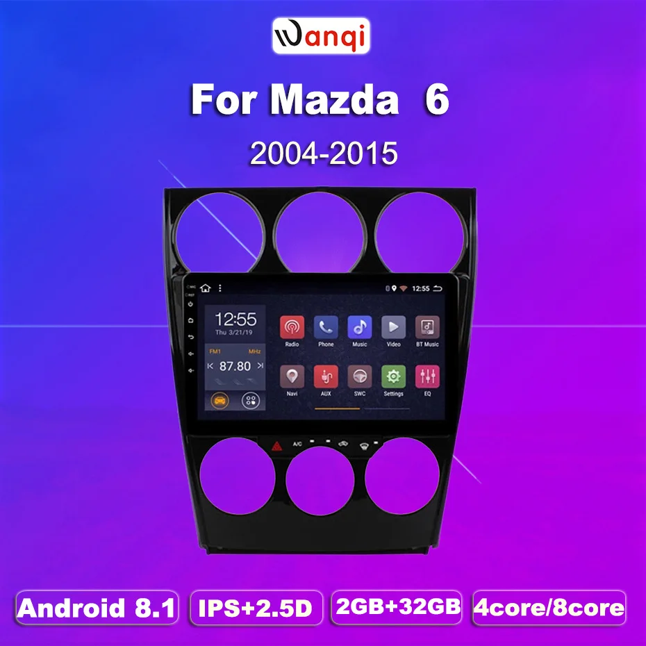 2G ram 32G rom 9 дюймов Android 8 1 HD сенсорный мультимедийный плеер для 2002 2008 старая Mazda 6 gps