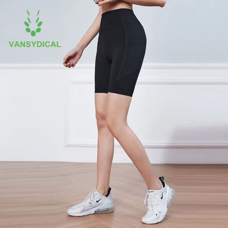 

New Women Athletic Sports Running Shorts Side Phone Pocket Gym Yoga Shorts Quick Dry Summer Fitness Training Workout Shorts