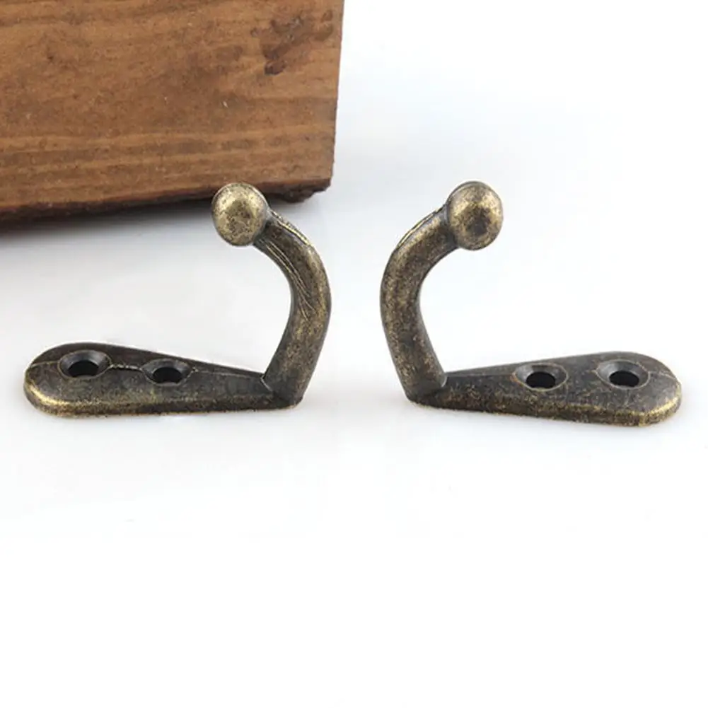 Античные бронзовые настенные крючки 10 шт. Классическая вешалка для шкафа
