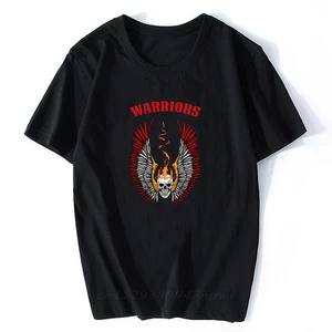 Aesthetic Clothes The Warriors Mens T Shirt Cool Retro Film Vintage Hipster Summer Top Camiseta Cotton Short Sleeve Cool T-shirt