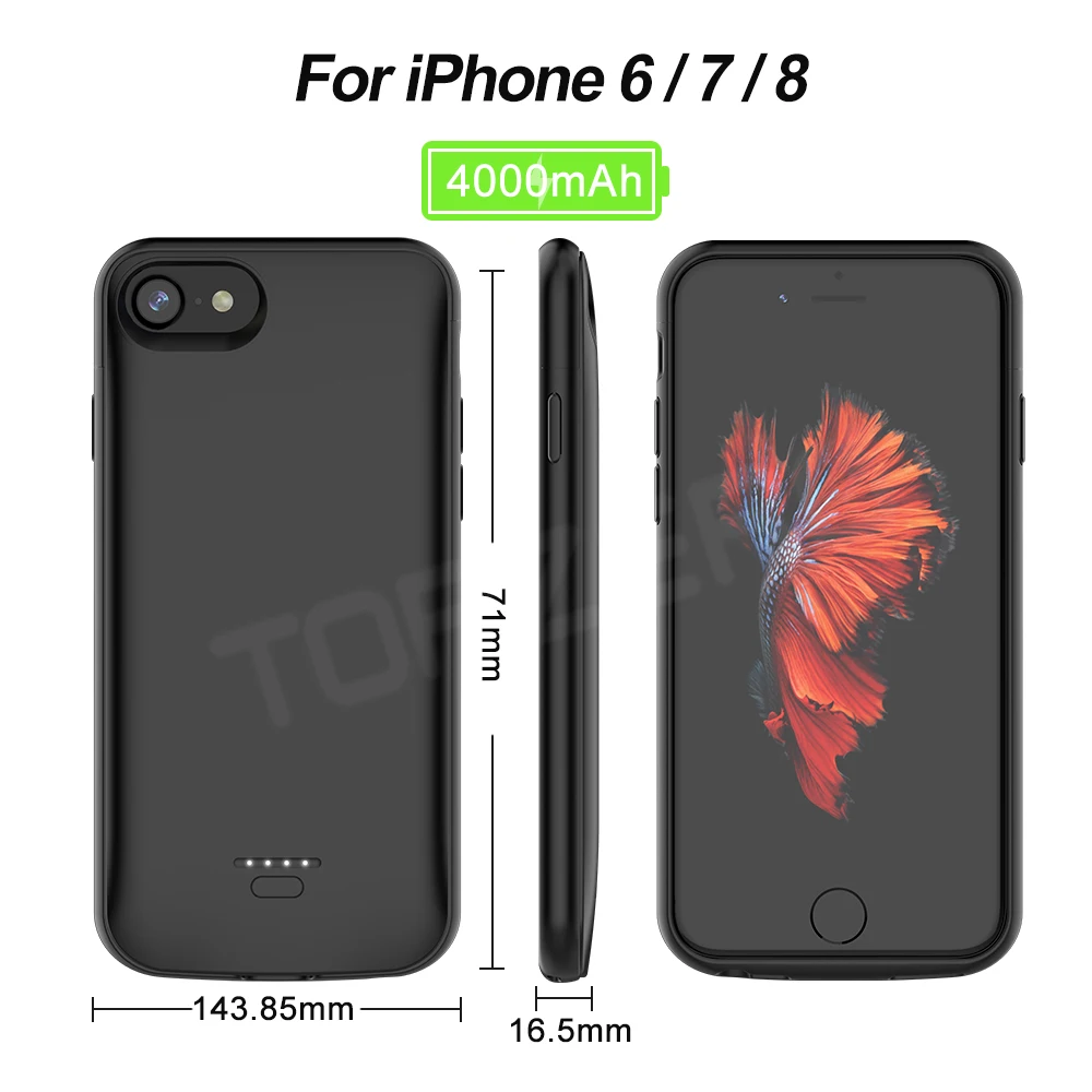 Зарядное устройство чехол для iPhone 5 5S SE 6 6S 7 8 Plus X XS XR XS MAX 11 Pro MAX Универсальное портативное зарядное устройство чехол