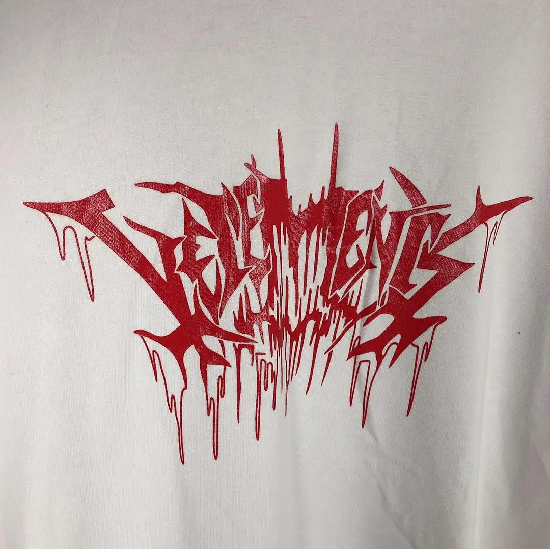 Vetements, толстовки для мужчин и женщин, 1:1, высокое качество, капля крови, надпись, вышивка, хип-хоп, kanye west, vetements, противотуманная Толстовка