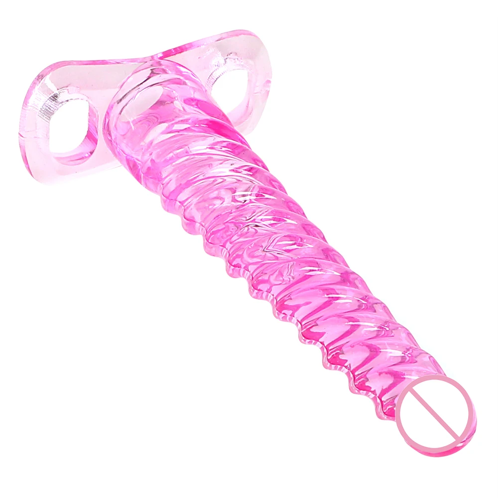 VATINE Jelly Screw Texture Anal Plug Silicone Prostate Massager G-spot Long Butt Plugs Sex Toys for Woman Men Gay Adult Products | Красота и