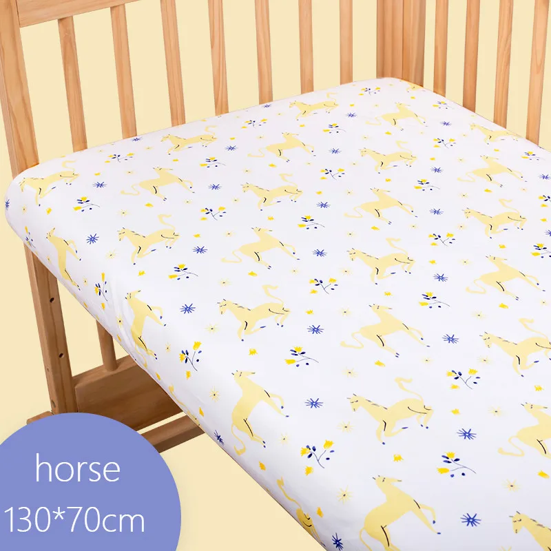 Муслинтри новый стиль 100% хлопок Джерси простыня детского размера матрац для