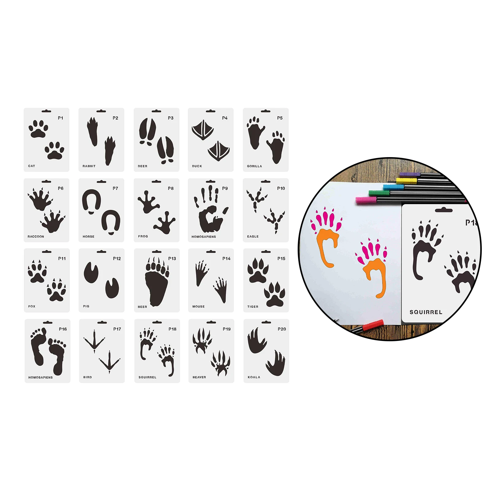 

Трафареты 20 листов для рисования на стене Декор кофе домашний декор