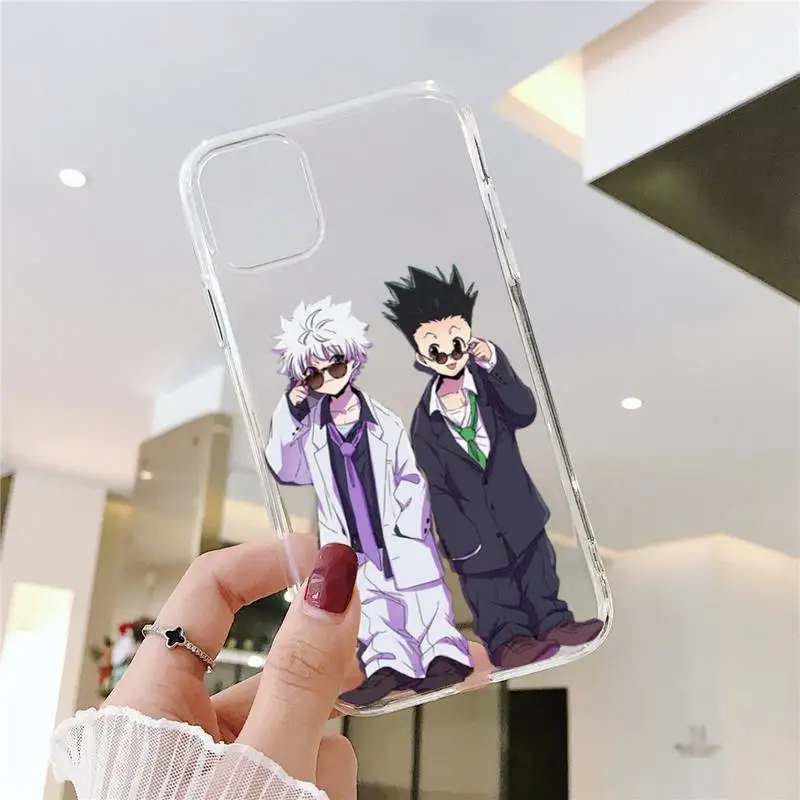 

Hunter x Hunter anime JAPAN Phone Case Transparent Clear for iPhone 11 12 mini pro XS MAX 8 7 6 6S Plus X 5S SE XR 2020