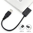 Адаптер USB 3,02,0 для Sata II 7 + 6, поддержка ноутбука, CDDVD ROM, тонкий привод, 13-контактный кабель Sata II, кабель Sata USB, соединительный кабель