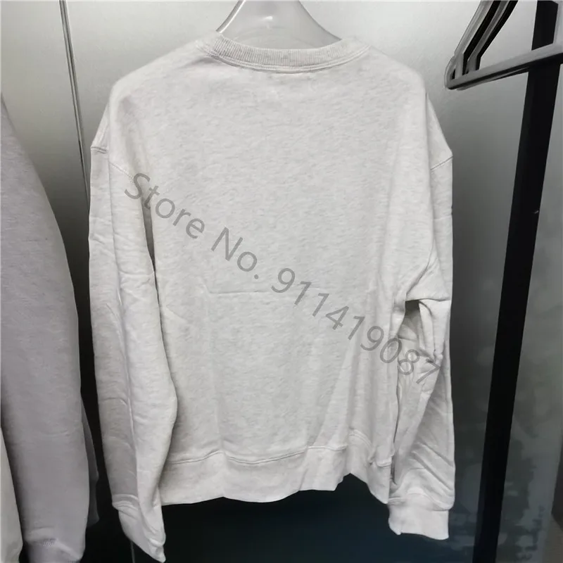 

Women Letter Embroidery Sweatshirt Lady Long Sleeve O Neck Pullover Female Casual Loose Tops 2021 New Spring Autumn
