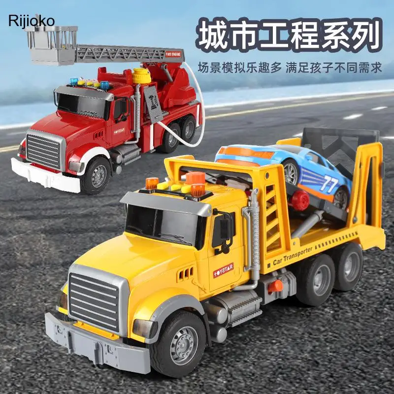 

Boy's Simulation Multifunctional Pump Up and Down Toy Car Hot-Selling Large Inertia Engineering Toy Gift