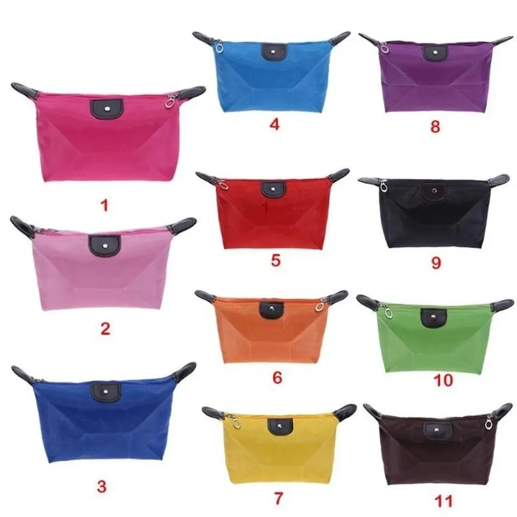 

11 Color Women Cosmetic Handbag Makeup Case Tote Bag Toiletry Organizer Outdoor Travel Casual Storage Bag