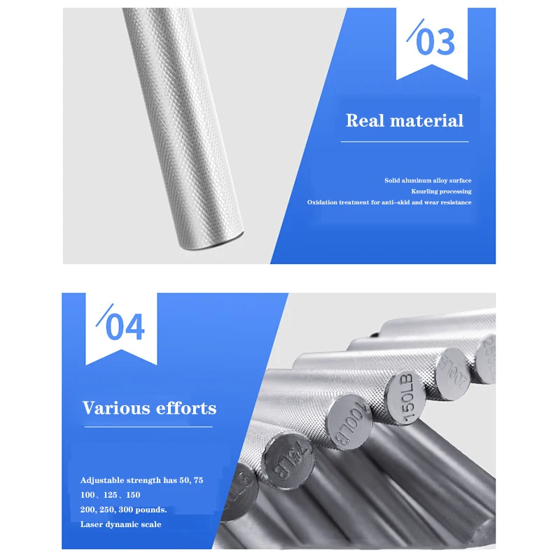 

NEW Metal Grip Aluminum Handles Sturdy Durable not Easy to Break Portable Suitable for Improving Hand Strength