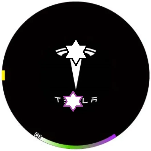 high clear logo2 YY пара для TESLA модель S Автомобильная дверная лампа-проектор логотипа светодиодный логотип для tesla Добро пожаловать светильник для TESLA модель 3/S/X/Y - Испускаемый цвет: high clear logo2