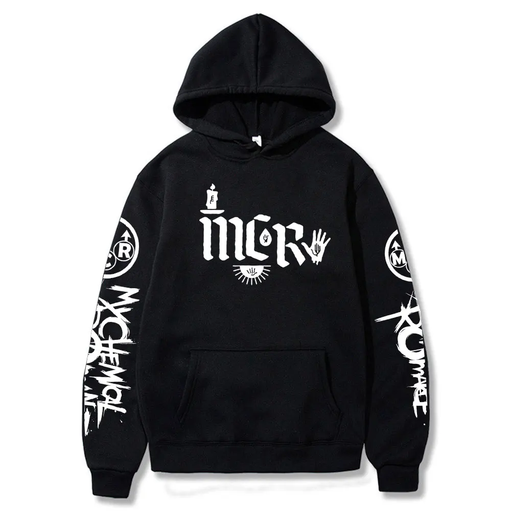 Толстовка с капюшоном для мужчин и женщин My Chemical Черный парадный худи в стиле