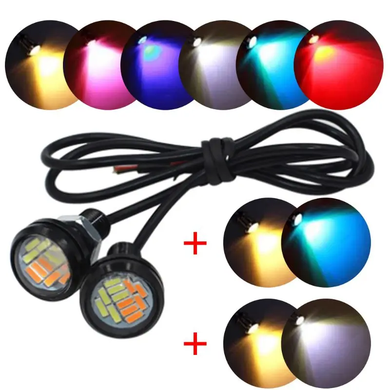

2pcs Daytime Running Lights DRL Bulb Eagle Eye LED Reversing Parking Signal Lamp M68B