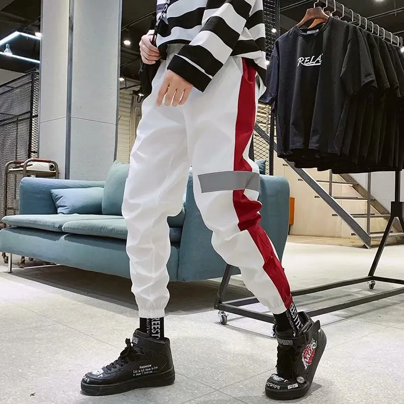 2019 мужские свободные штаны для бега в стиле хип-хоп шаровары мужская спортивная
