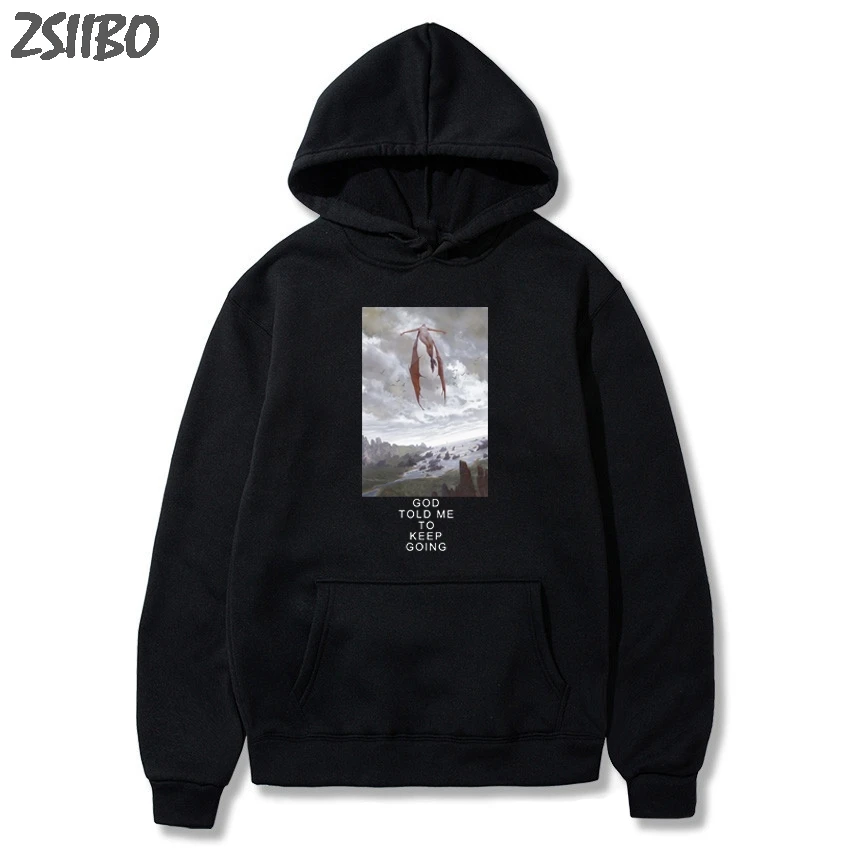 Толстовка мужская в стиле Харадзюку худи унисекс с принтом Ты выглядишь как