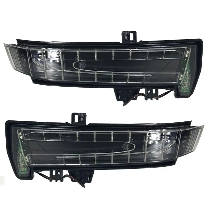 

Pair Car Left and Right Side Door Mirror Turn Signal Light Lane Change for W204 W21222107-13 Easy Operation Auto Parts