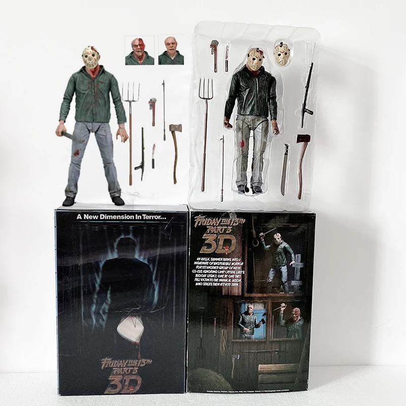 NECA 3D пятница часть 3 Джейсон экшн фигурка игрушка кукла подарок на