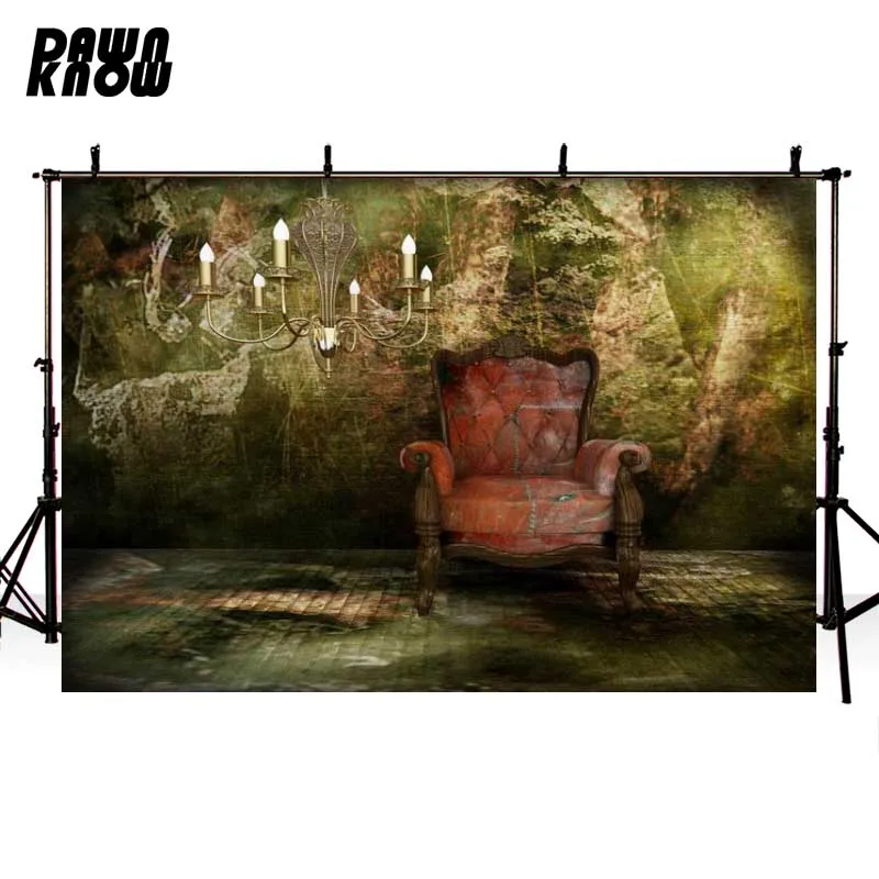

DAWNKNOW Chair Fairy Tale Indoor Photography Background Backdrop Children Wedding Party Decoration Photographic Photo Studio