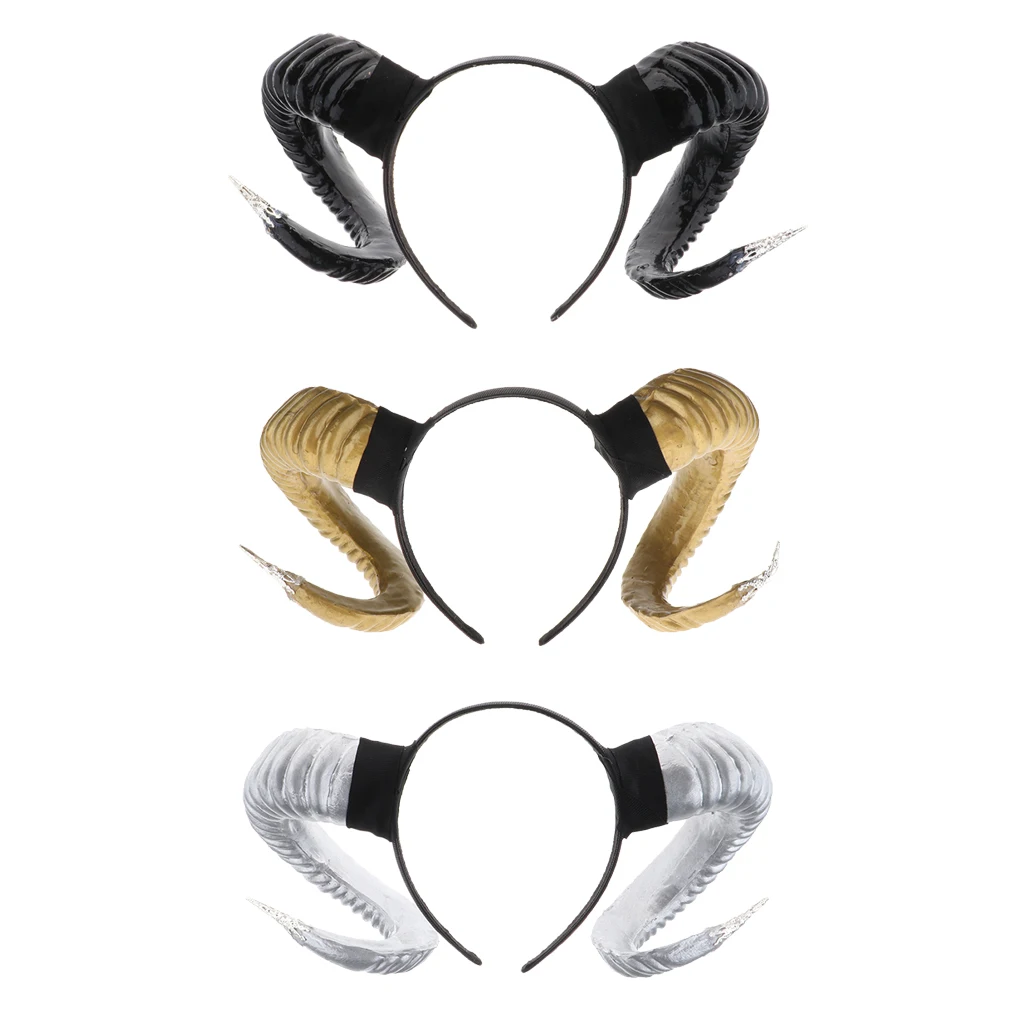Искусственная козья рога для девочек модная резинка волос повязка на голову