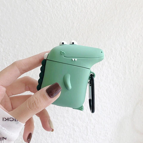 Style 7 3D милый мультфильм силиконовый для Airpods чехол для Apple Airpods Bluetooth наушники чехол для Airpods 2 защитный чехол coque fundas - Цвет: Style 7