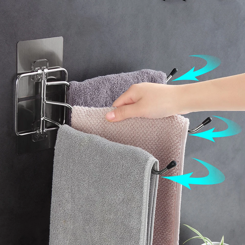 Настенные вешалки для полотенец из нержавеющей стали вешалка держатель ванной и