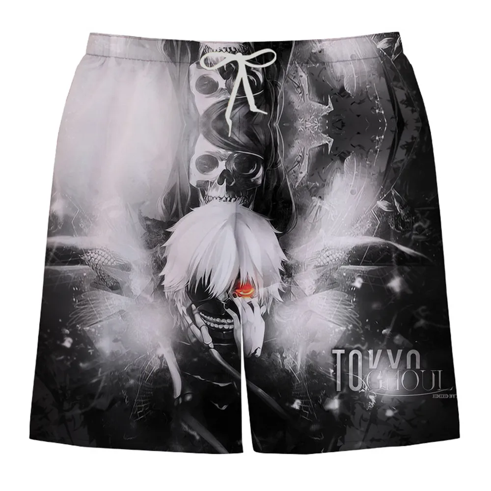 Мужские брюки для косплея Кен канек с 3D принтом мультяшный Токийский Гуль