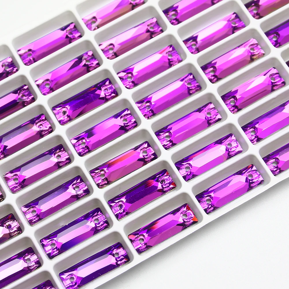 Прямоугольник Швейные Кристаллы Стразы аппликация шить на горный хрусталь с