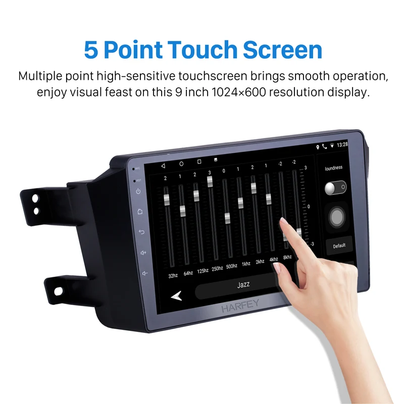 Harfey Android 10 0 API 29 автомобильный стерео 2 Гб ОЗУ 32 ПЗУ радио головное устройство GPS Navi