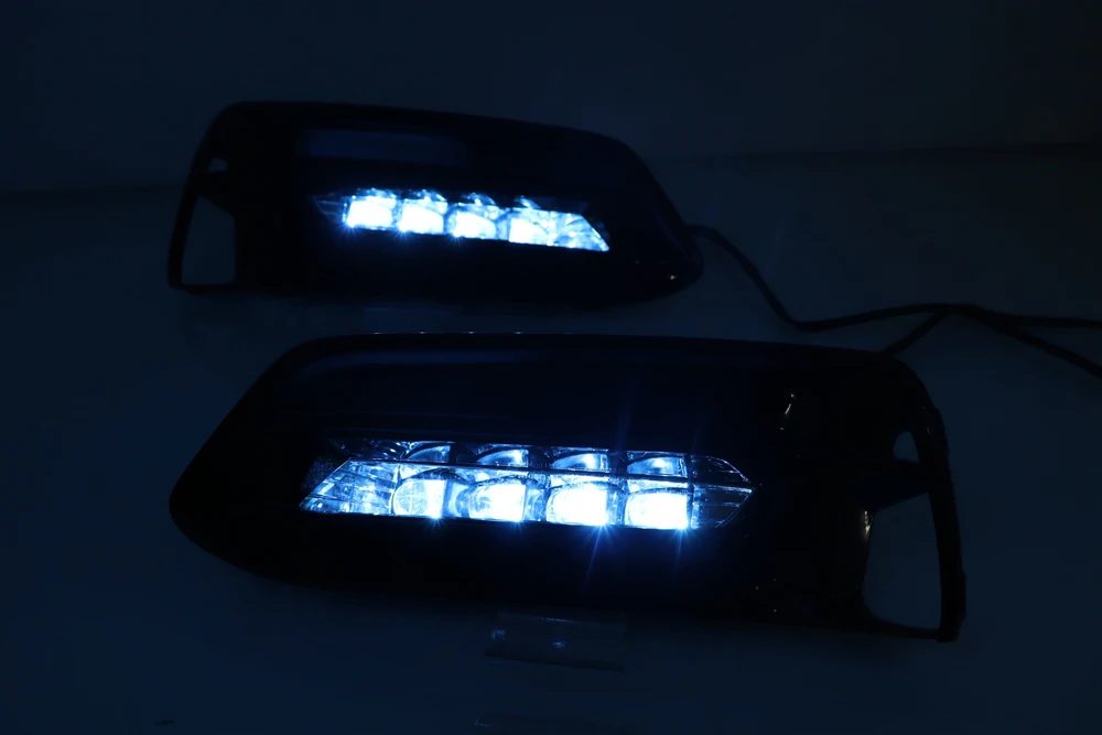 3 вида цветов LED DRL для Honda Accord 10th Generation 2018 2019 дневные ходовые огни с сигналом