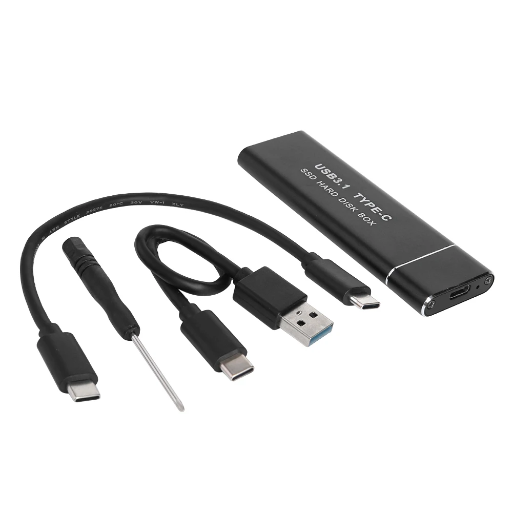 10 Гбит/с M.2 NVME PCIe к USB3.1 GEN2 M ключ твердотельный диск адаптер для 2230/2242 мобильный Type C