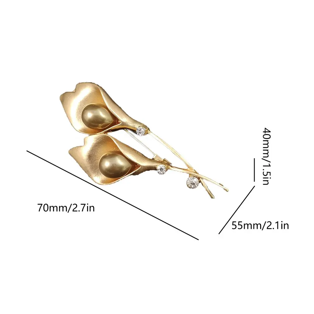 

2021 New Women's Exquisite Crystal Gymnastics Ballet Brooch Pin Jewelry High Quality Bodice Jewelry Gift Brooch