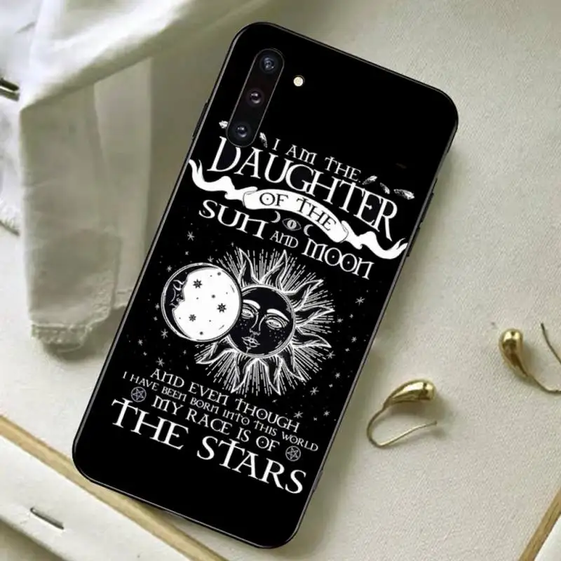 TOPLBPCS ведьмы Луна Таро тайна Тотем оболочки телефона чехол для Samsung note 3 4 5 7 8 9 10 10pro