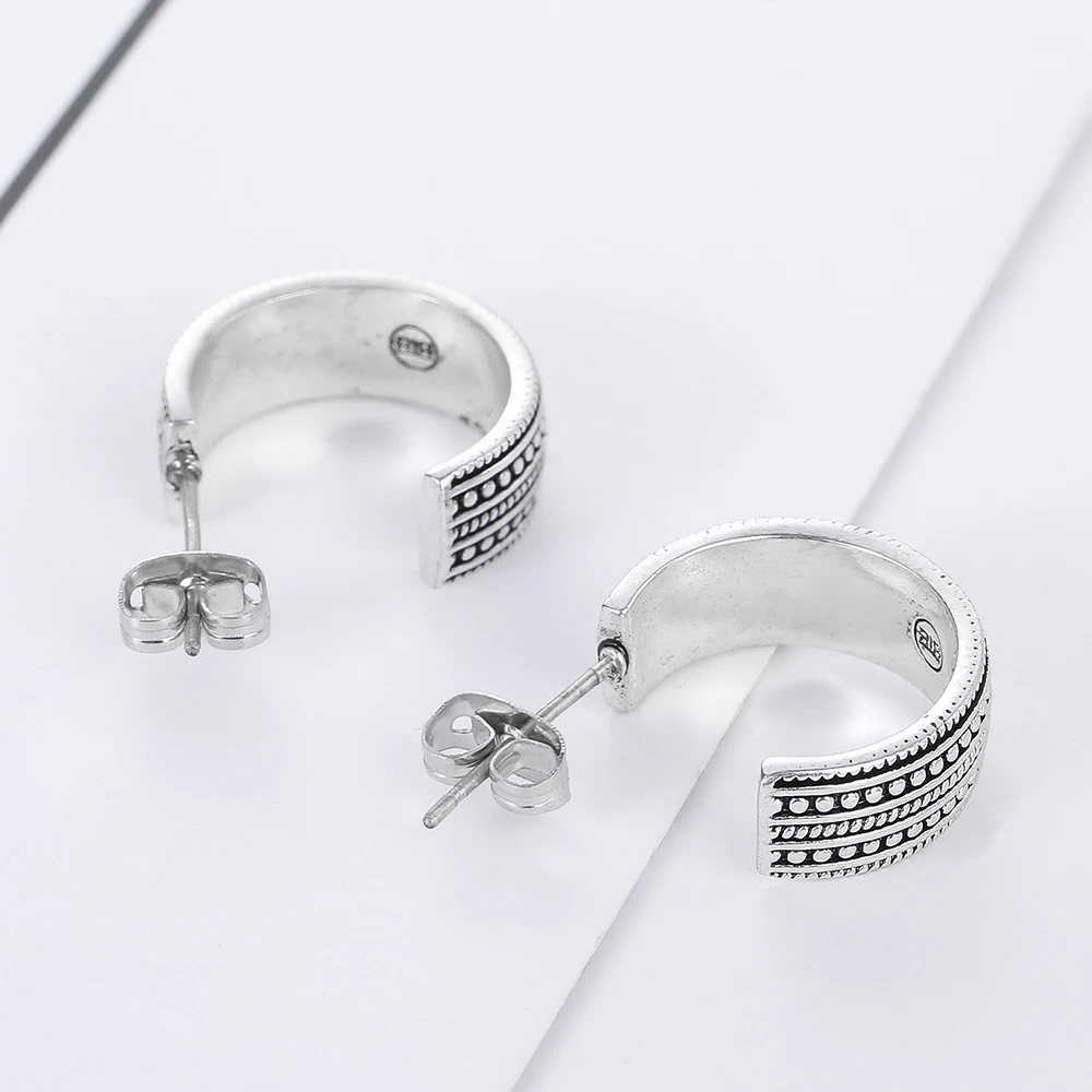 Женские серьги в виде Будды серьги-гвоздики u-образной формы ретро-стиле с