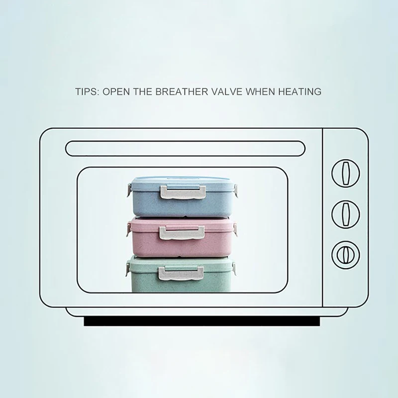 Портативная коробка для бенто MICCK детей герметичный контейнер еды ланчбокс