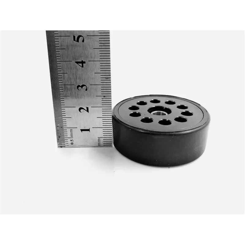 Металлическое полое легкое колесо с двойным подшипником расширенное 46 мм для