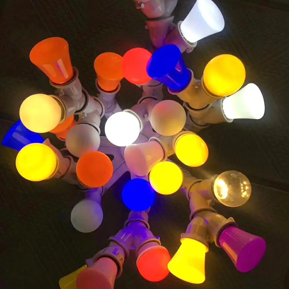 

E27 3W LED Colorful Crown Energy Saving Light Bulbs Holiday Home Bar Party Festival Decorative Lamps Lighting