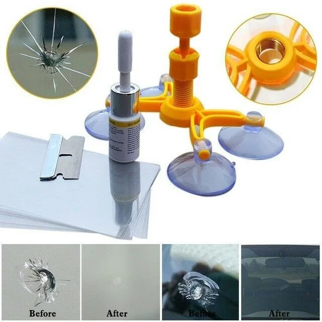 

Windshield Repair Kit DIY Car Window Repair Tool Glass Scratch Crack Repair