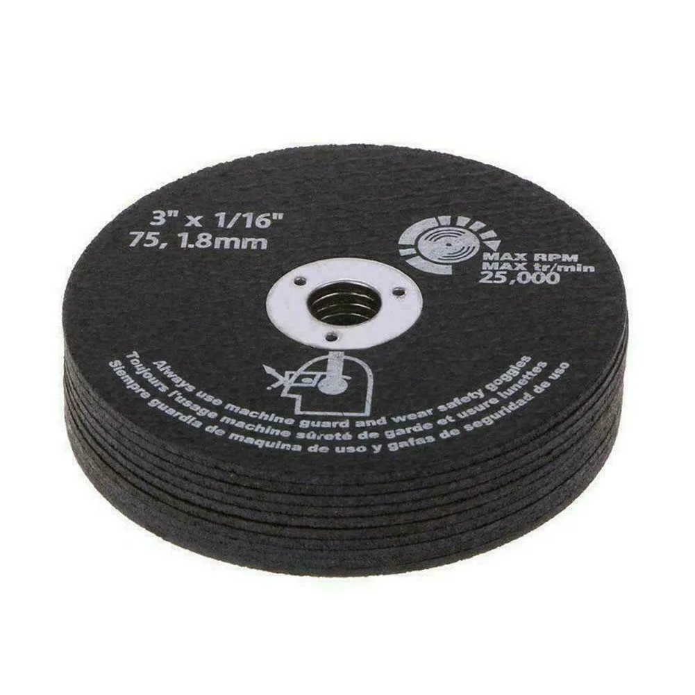 

Black Saw Blades Blades Cutting For Grinding Saw Wheel 1.8mm Thickness 10pcs