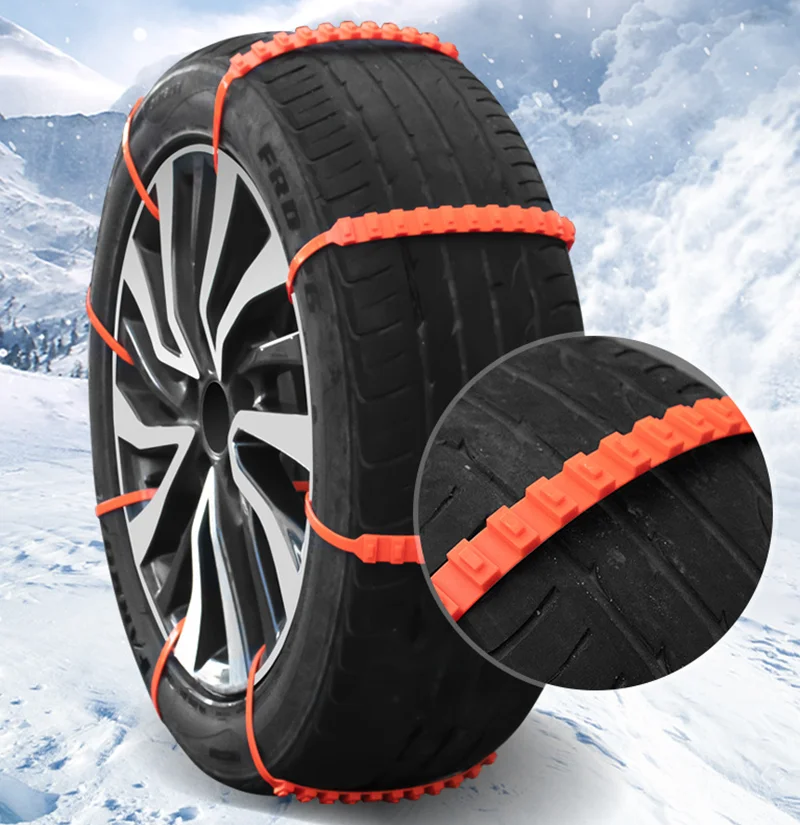 

Car Universal Mini Winter Tires Wheels Snow Chains Car-Styling Anti-Skid Autocross Outdoor Car Accessories 10 pcs/set