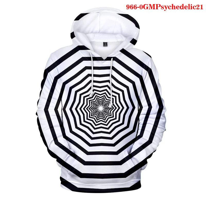 

2021 Psychedelic 3D Hoodies Long Sleeve Dizzy Hoodie Personality Unisex Hoodie Couple Sweatshirt Mens Clothing Sweatshirt Women