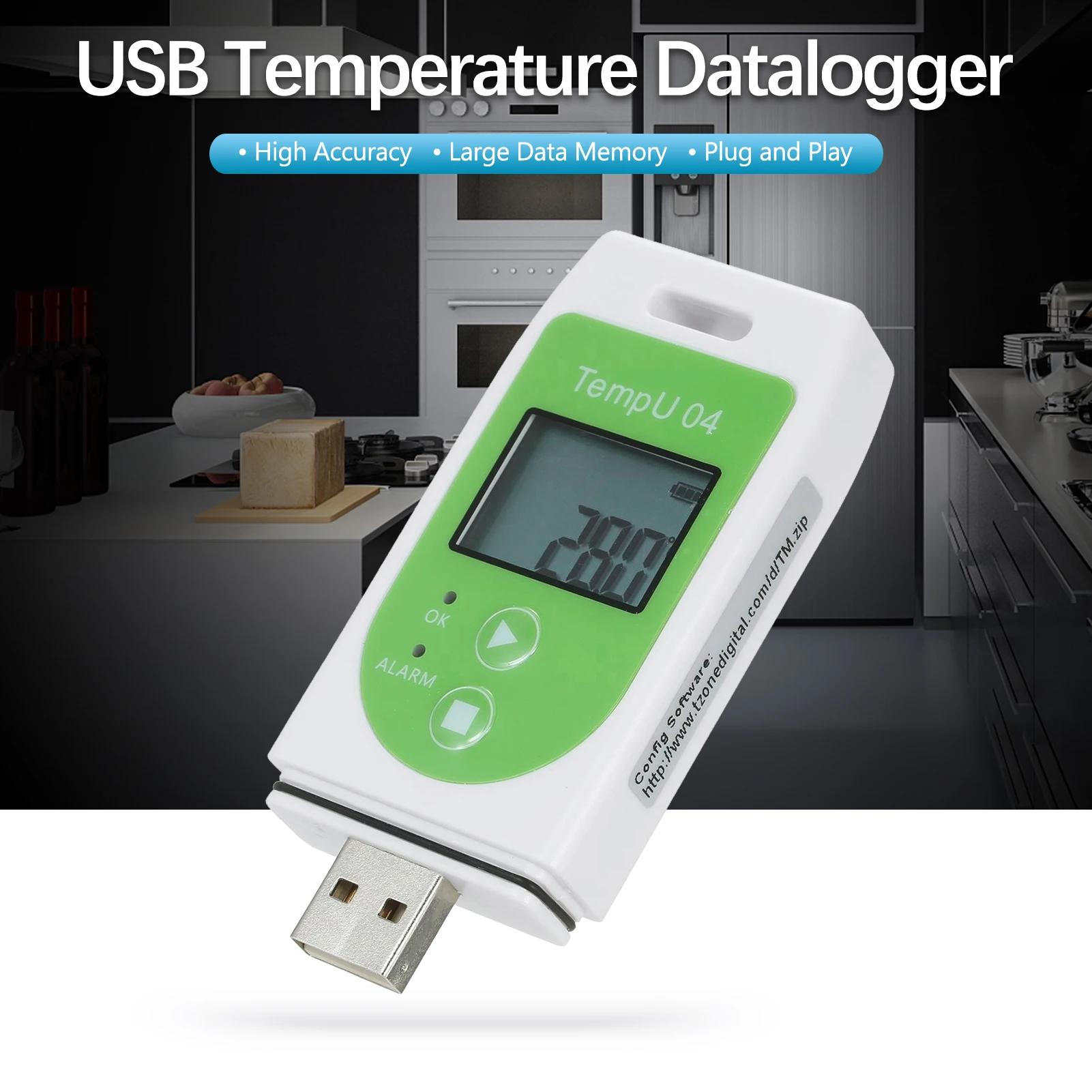 Многофункциональный USB-Регистратор данных регистратор температуры многоразовый