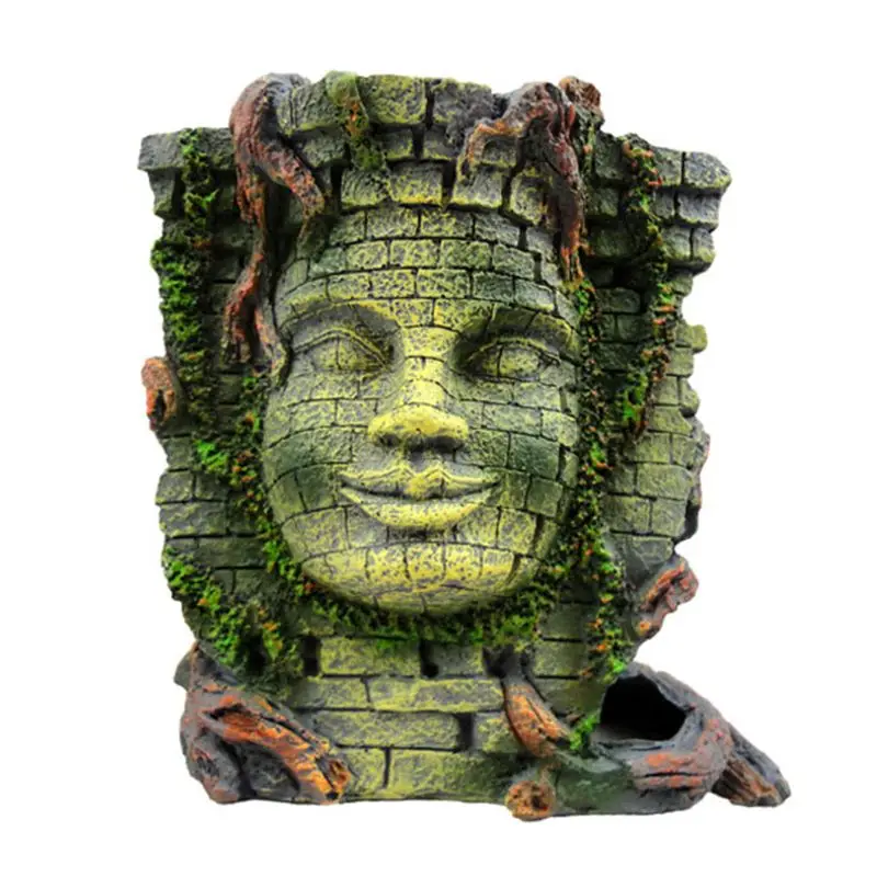 

Ancient Egypt Ruins Aquarium Ornament Fish Tank Decoration Resin Decor Lot Set