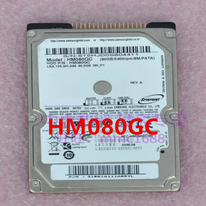 90% New Original HDD For Samsung 80GB 2.5