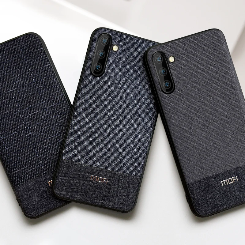 

For Samsung Note 10 Case Pro Mofi For Samsung Note 10 Plus Case Back Cover Suit Cloth Frabics For Samsung Galaxy Note 10+ Case
